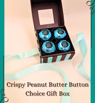 Crispy Peanut Butter Buttons Gift Boxes