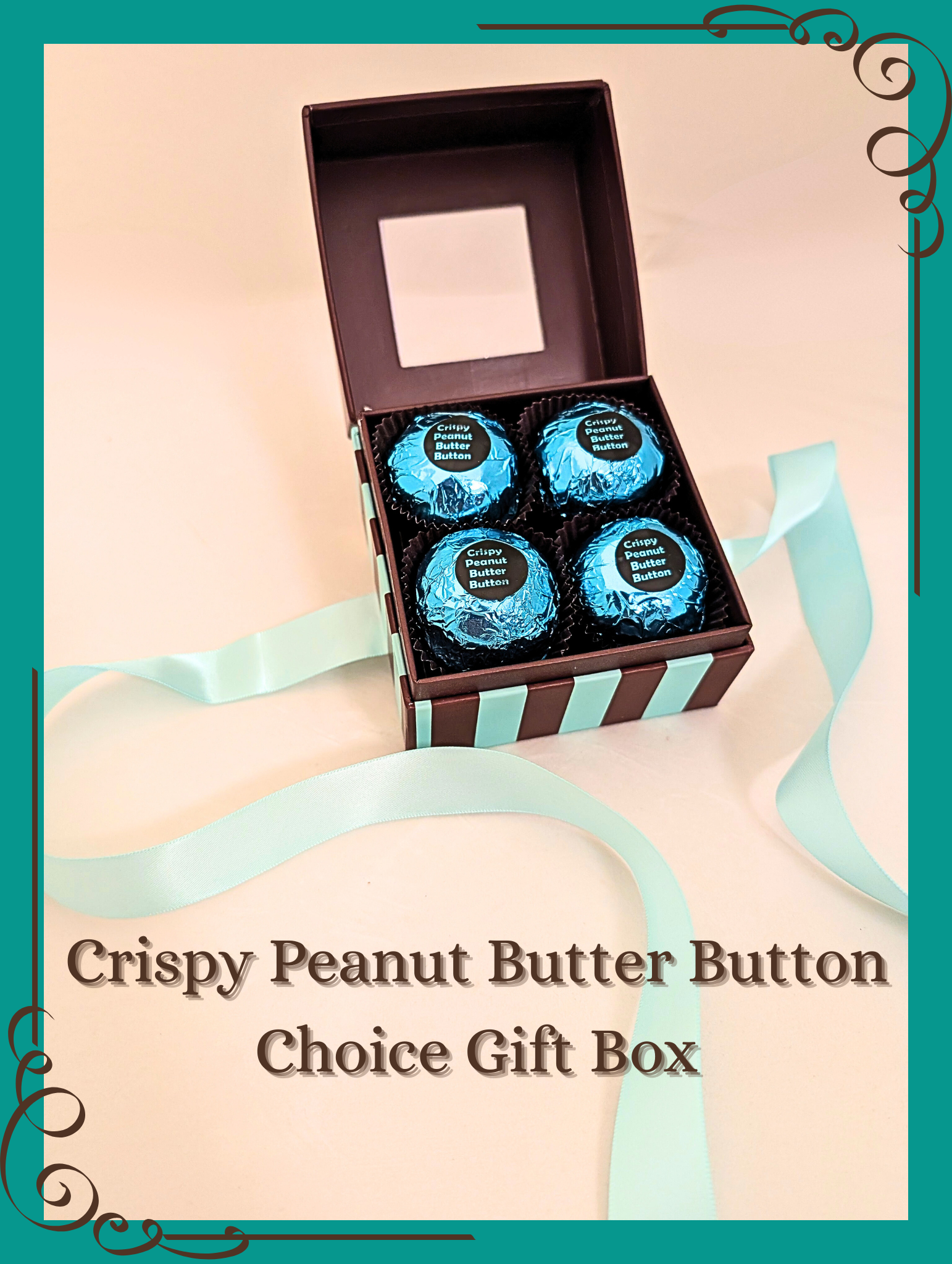 Crispy Peanut Butter Buttons Gift Boxes