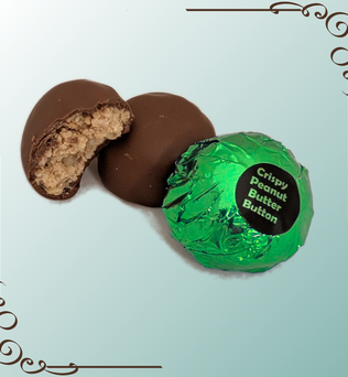 Crispy Peanut Butter Buttons