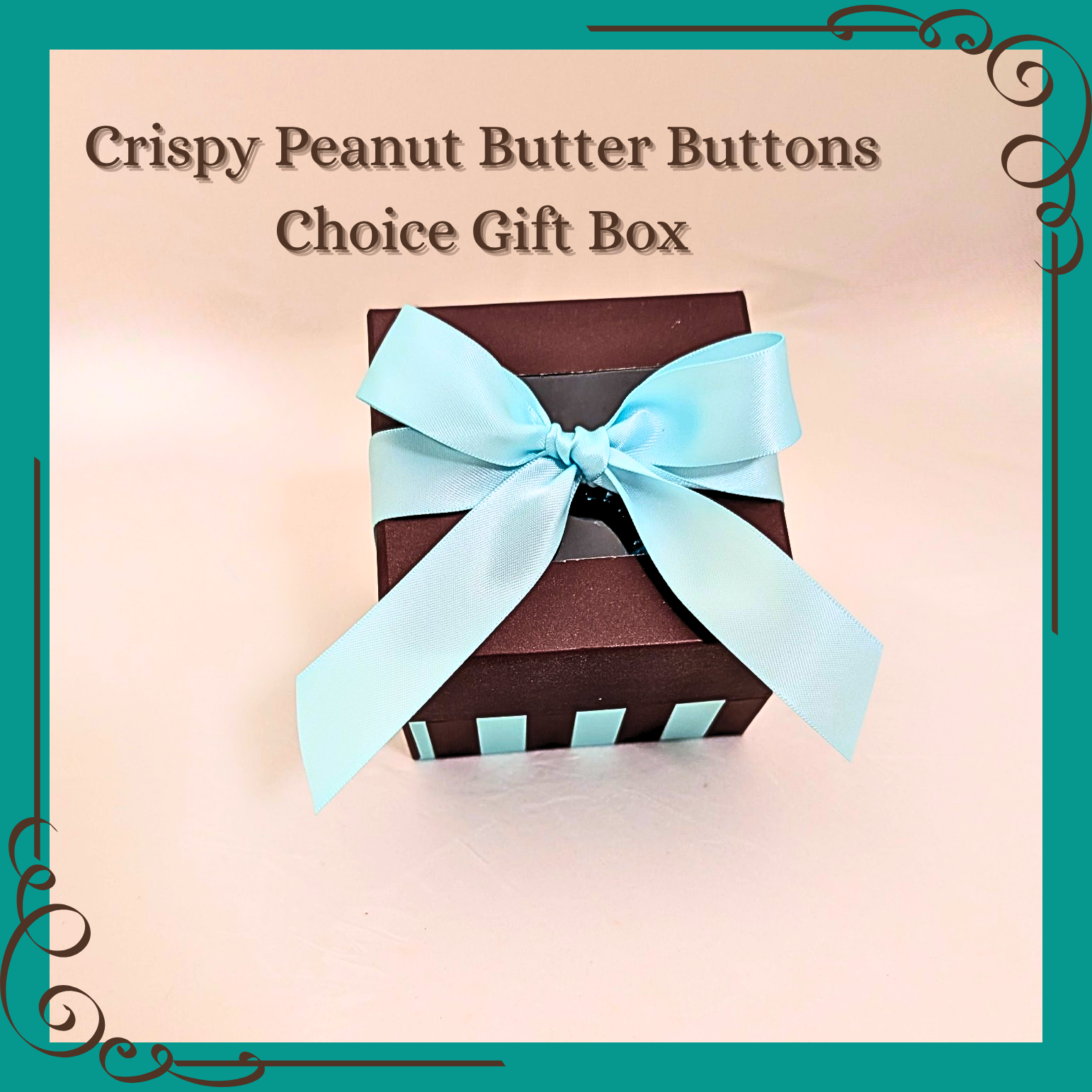 Crispy Peanut Butter Buttons Gift Boxes