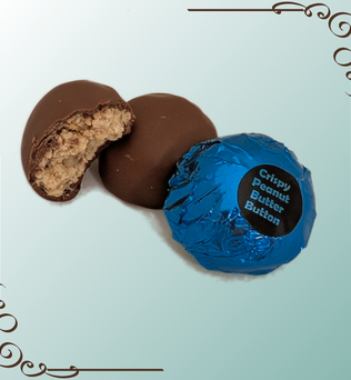 Crispy Peanut Butter Buttons