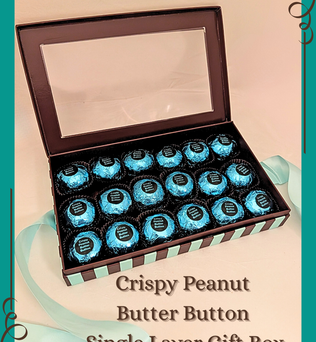 Crispy Peanut Butter Buttons Gift Boxes