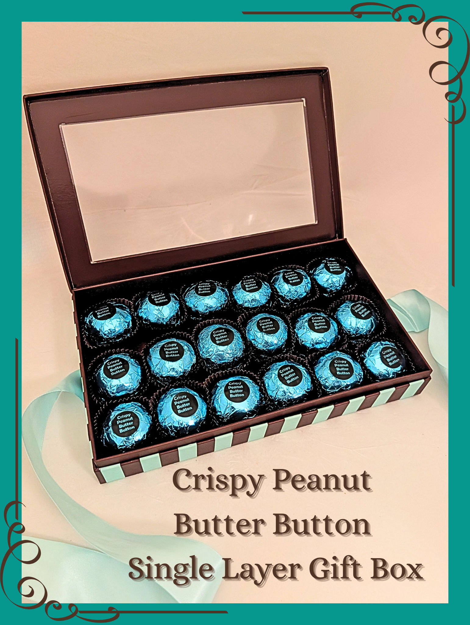 Crispy Peanut Butter Buttons Gift Boxes