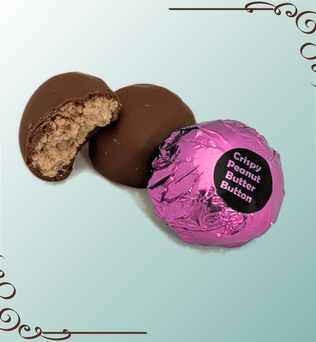Crispy Peanut Butter Buttons