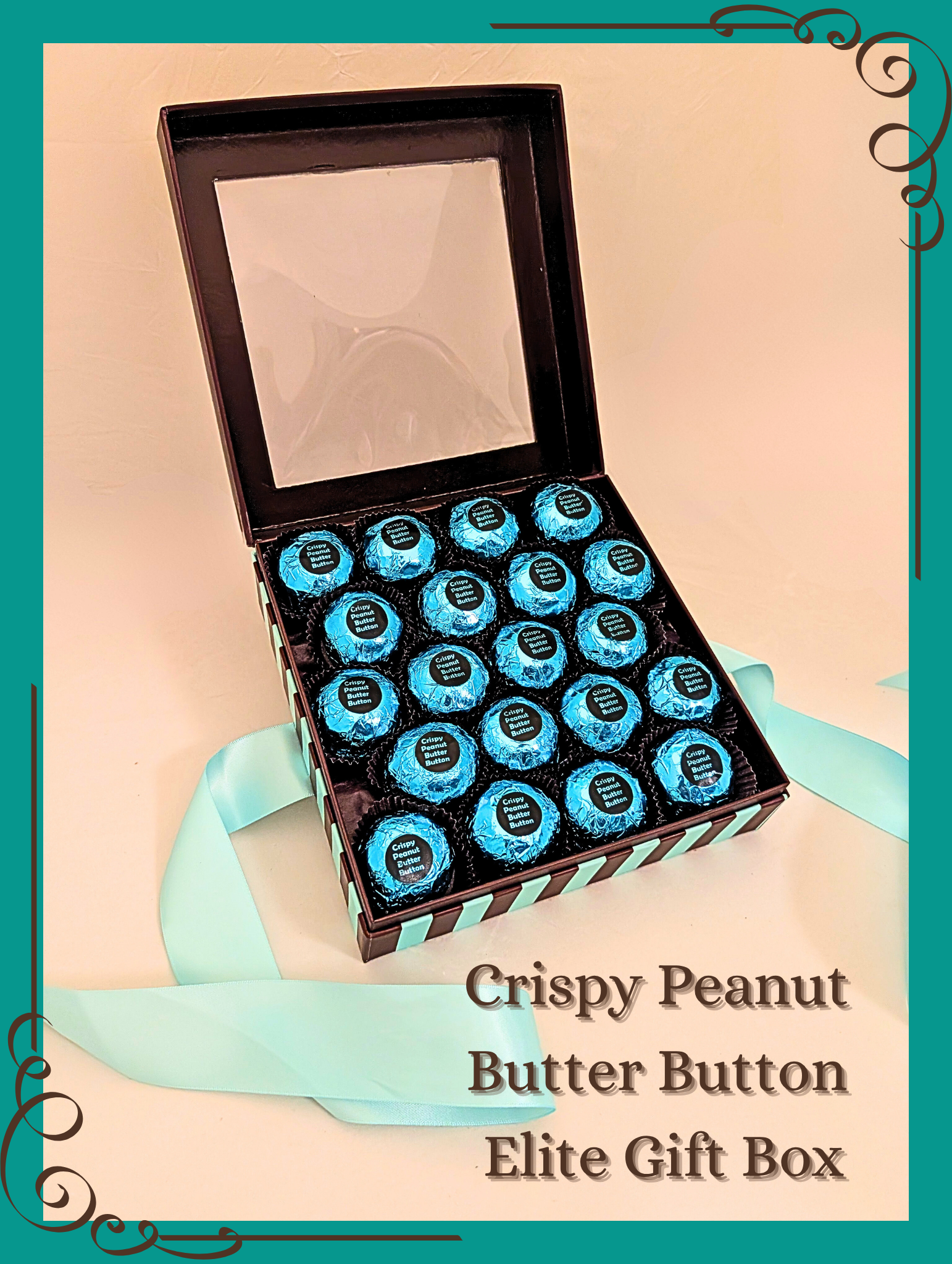 Crispy Peanut Butter Buttons Gift Boxes