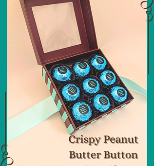 Crispy Peanut Butter Buttons Gift Boxes