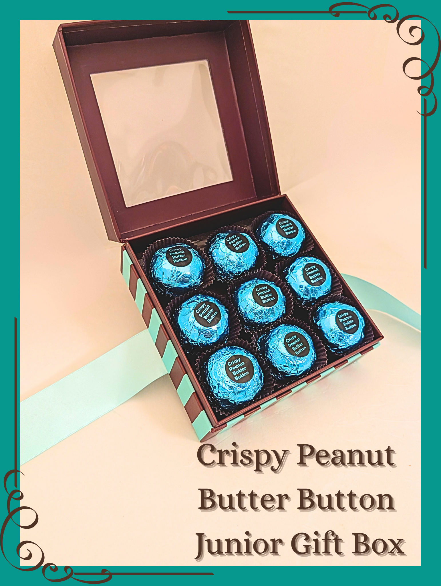 Crispy Peanut Butter Buttons Gift Boxes