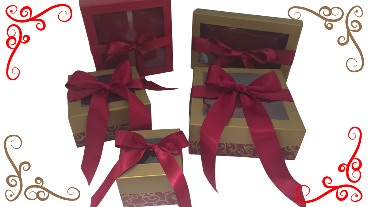 Crispy Peanut Butter Buttons Gift Boxes