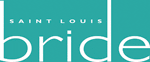 A teal background with white lettering and the words st louis trio.